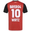 Maglia ufficiale Bayer 04 Leverkusen Florian Wirtz 10 Casa 2024-25 per Bambino